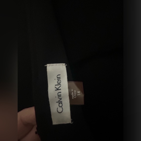 Calvin Klein Black Cocktail Dress. Size 14. - Picture 3 of 3
